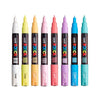 Uni POSCA Marker Pen PC-1M Extra Fine Set of 8 Soft Colours