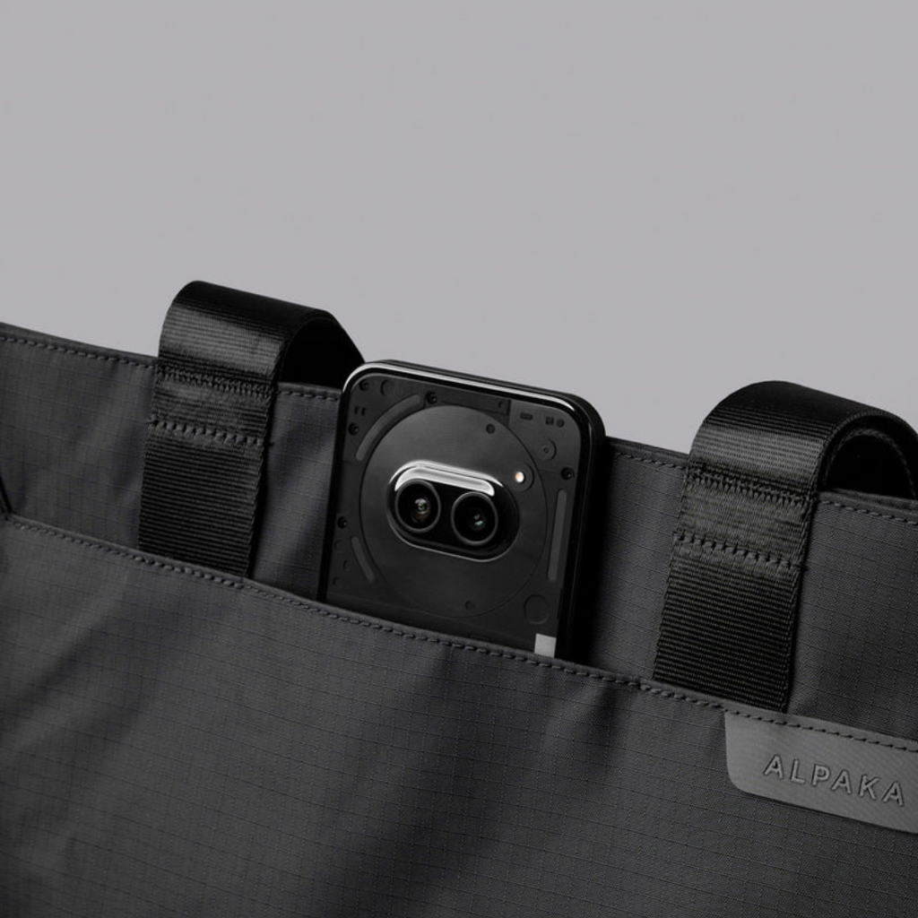 ALPAKA Elements Tote (M) - Black 210D