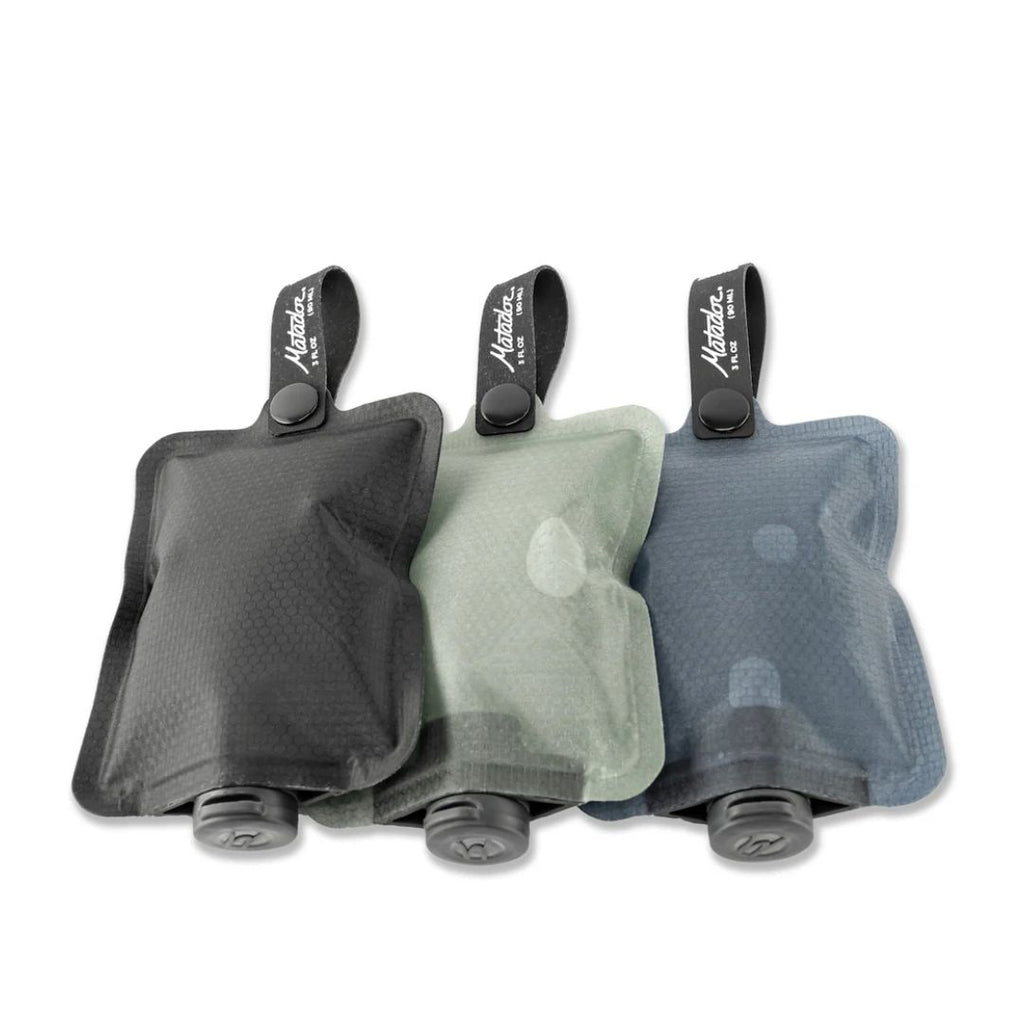 BOTOL TANDAS MATADOR FLATPAK 3 PACK-PELBAGAI WARNA 
