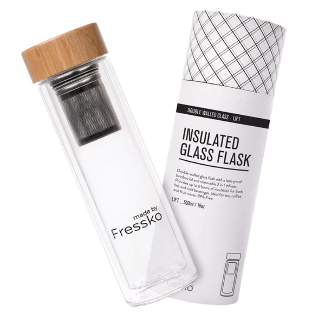 FRESSKO Lift Glass Infuser Flask - 16oz - Kedaiku