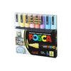 Uni POSCA Marker Pen PC-5M Medium Set of 8 Soft Colours - Kedaiku