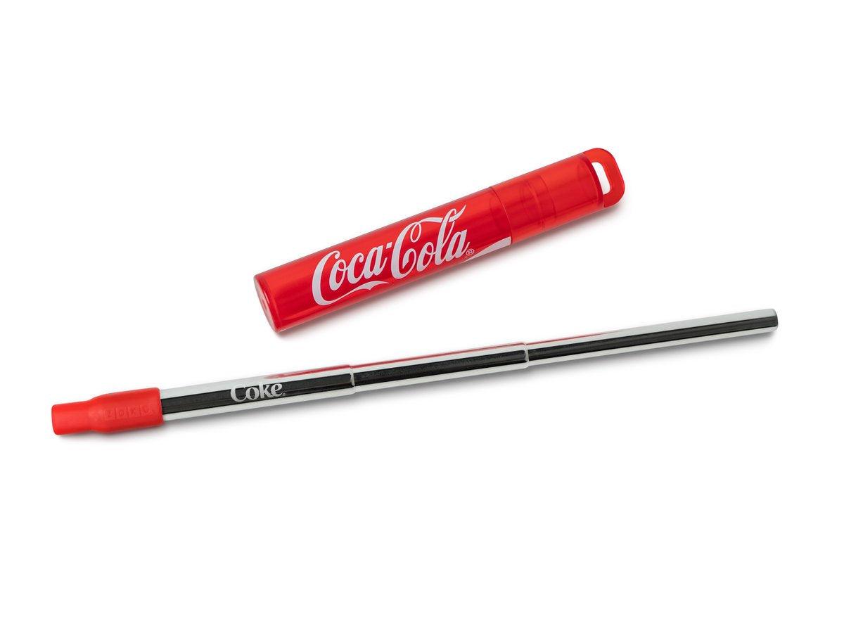 Coca Cola Pocket Straw-Zoku-Coca Cola,Metal Straws,Straw,Zoku
