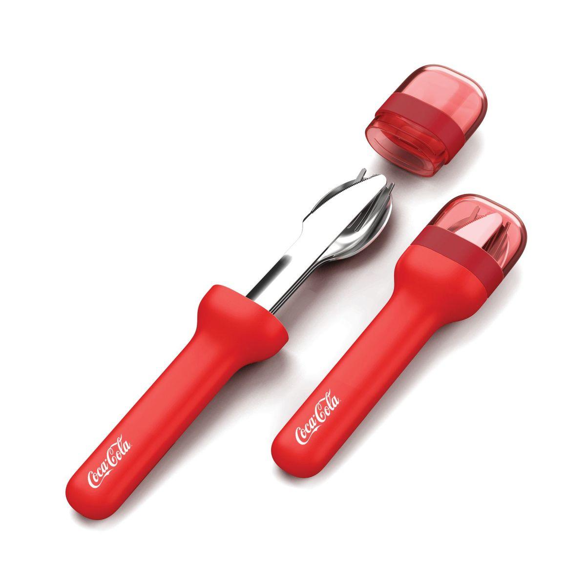 Coca Cola Pocket Utensil-Zoku-Coca Cola,Cutlery,Fork,Knife,Spoon,Utensil,Zoku