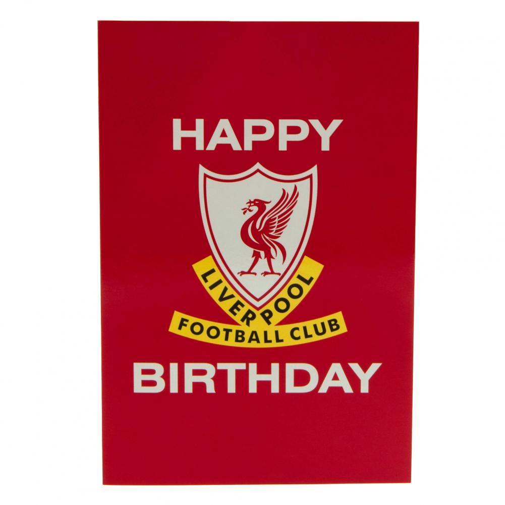 LFC CARD HAPPY BIRTHDAY (A13855-LiverpoolFC-Card,Gifts,LFC,LiverpoolFC