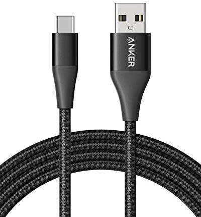 Powerline+ II USB-C to USB-A 2.0 6ft - Black-Anker-Anker,Charger,USB-C