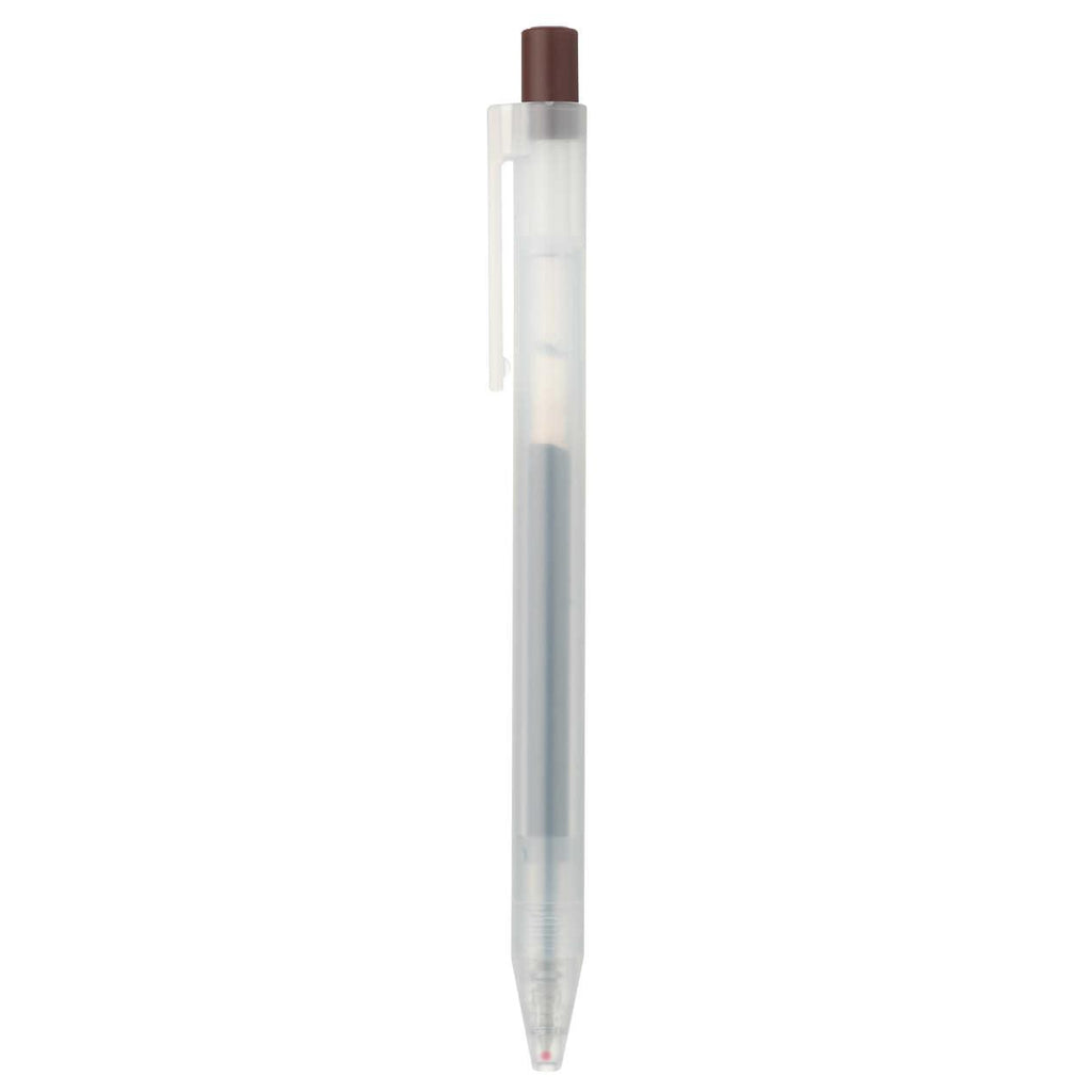SMOOTH GEL INK BALLPOINT PEN KNOCK TYPE 0.5MM-KedaikuBN-Muji,Pens,Stationery