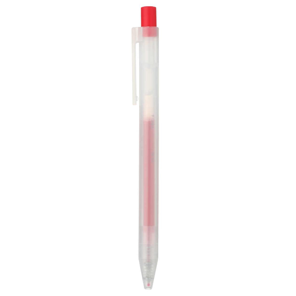 SMOOTH GEL INK BALLPOINT PEN KNOCK TYPE 0.5MM-KedaikuBN-Muji,Pens,Stationery