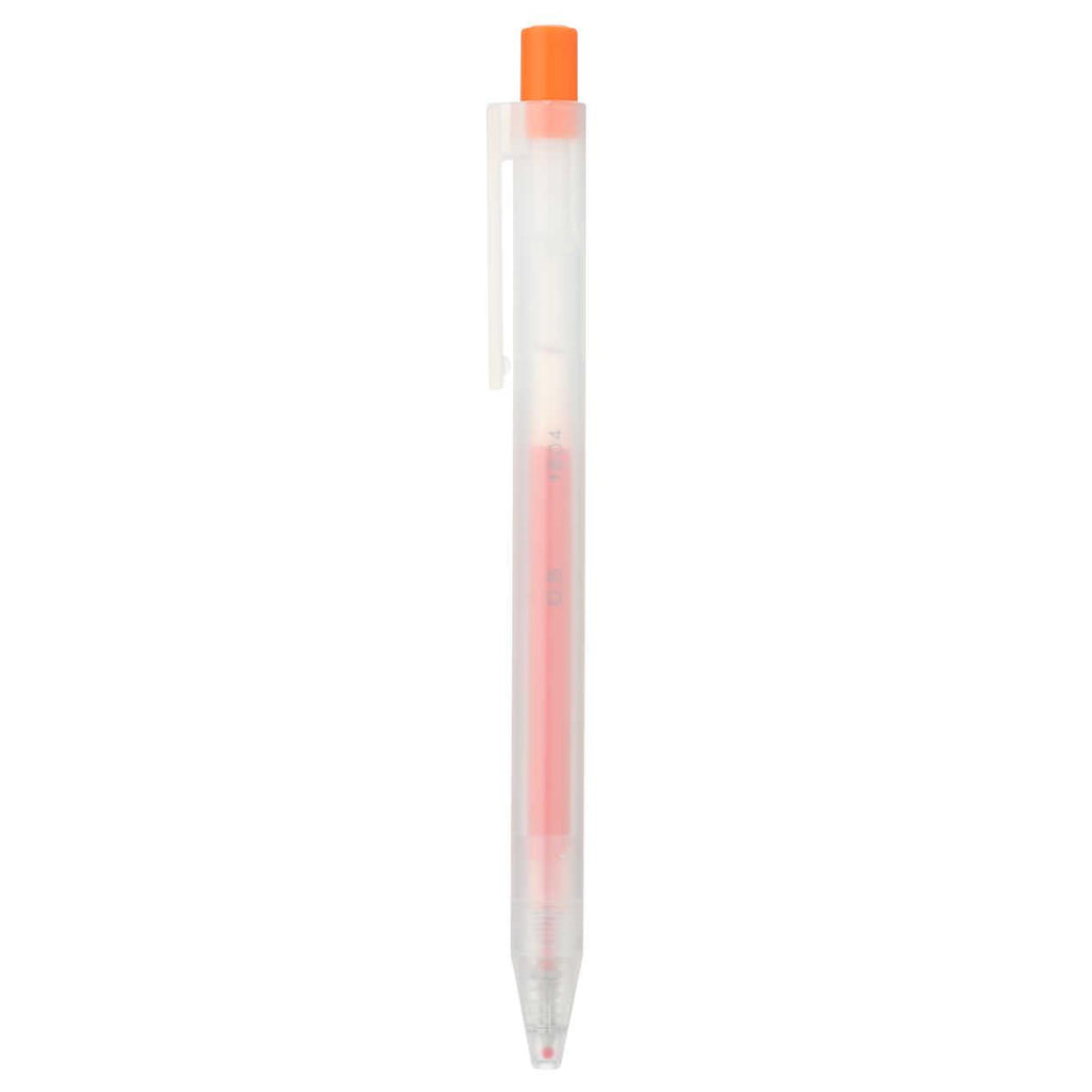SMOOTH GEL INK BALLPOINT PEN KNOCK TYPE 0.5MM-KedaikuBN-Muji,Pens,Stationery