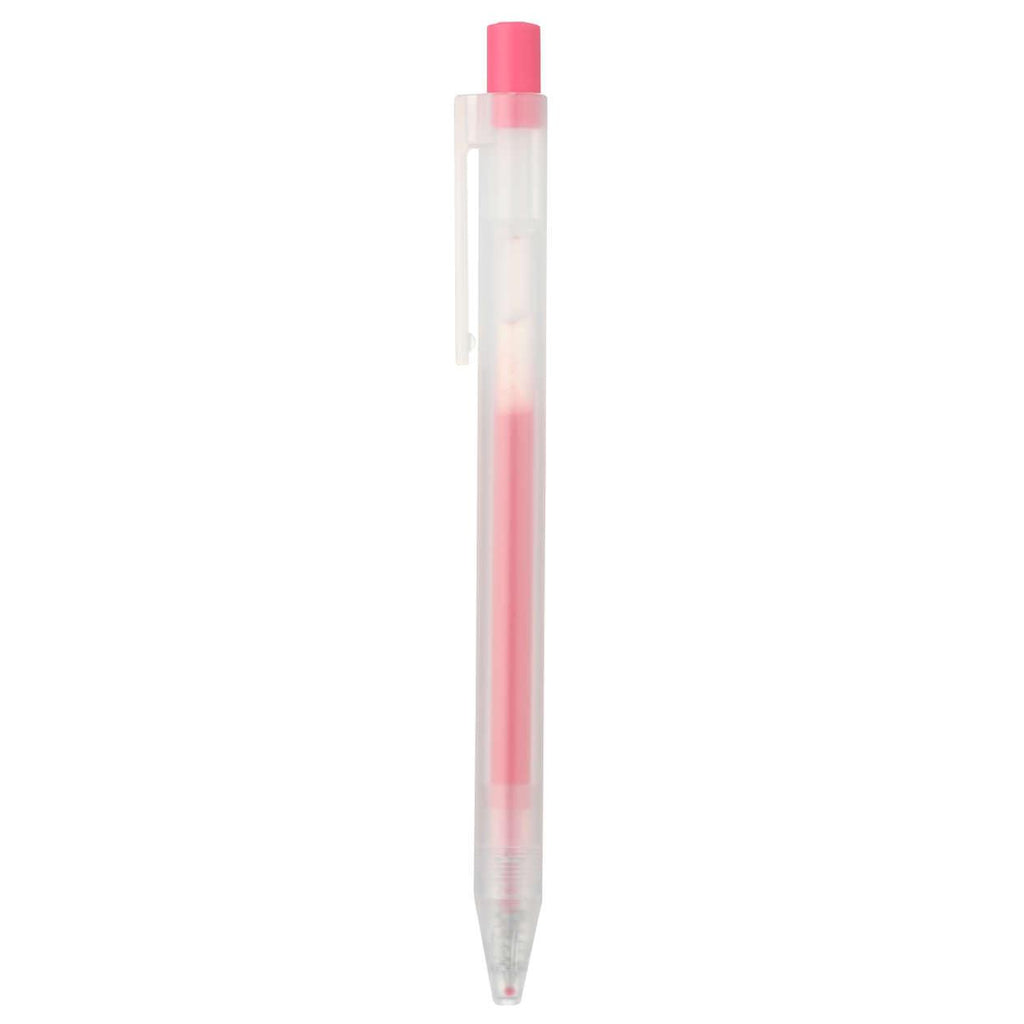 SMOOTH GEL INK BALLPOINT PEN KNOCK TYPE 0.5MM-KedaikuBN-Muji,Pens,Stationery