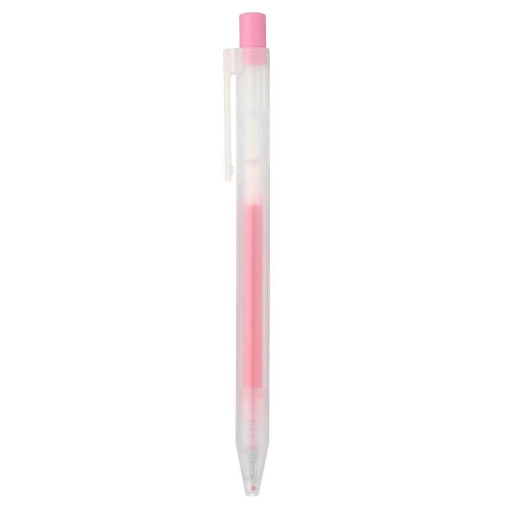 SMOOTH GEL INK BALLPOINT PEN KNOCK TYPE 0.5MM-KedaikuBN-Muji,Pens,Stationery
