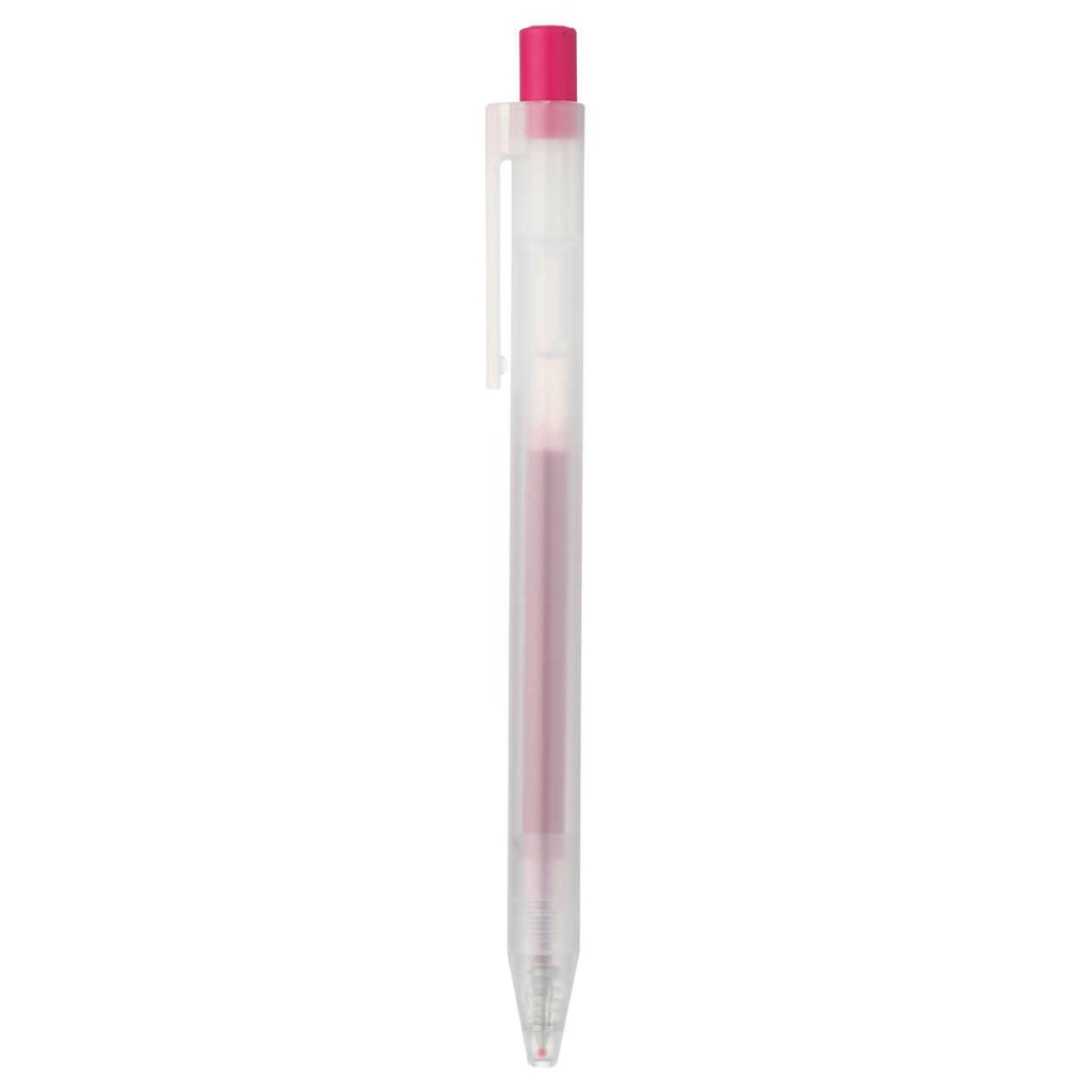 SMOOTH GEL INK BALLPOINT PEN KNOCK TYPE 0.5MM-KedaikuBN-Muji,Pens,Stationery