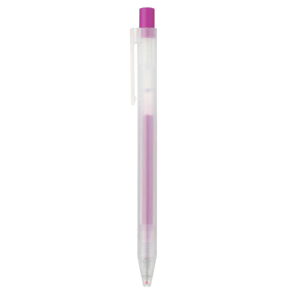 SMOOTH GEL INK BALLPOINT PEN KNOCK TYPE 0.5MM-KedaikuBN-Muji,Pens,Stationery